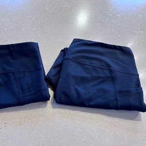 Zella Black 7/8 Leggings 2 Pair, XL